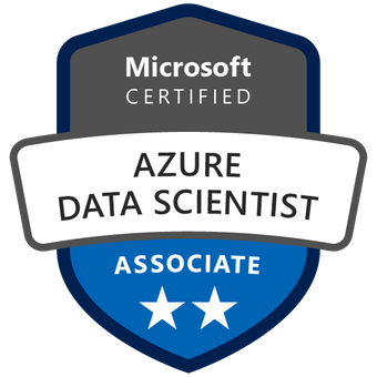 Azure Data Science Associate certifiation badge